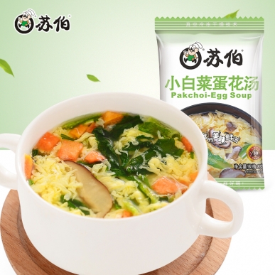 福建小白菜蛋花湯8g速食湯